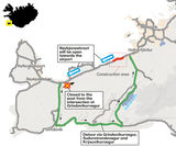 Reykjanesbraut will be open for traffic from Reykjavik to the airport throughout the construction period.