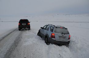 It can be tricky to drive in Iceland